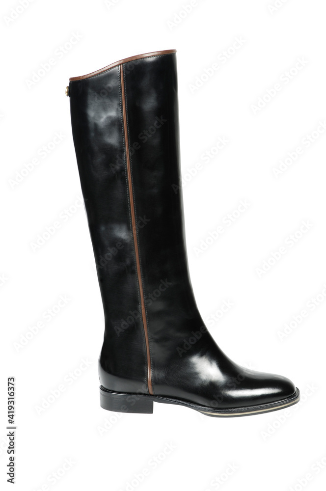 Fashionable women boots for all seasons. Studio shoot