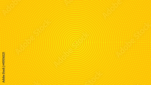 Yellow Circle Background Design