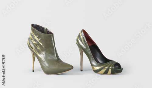 Elegant women's shoes. © AidaTiara