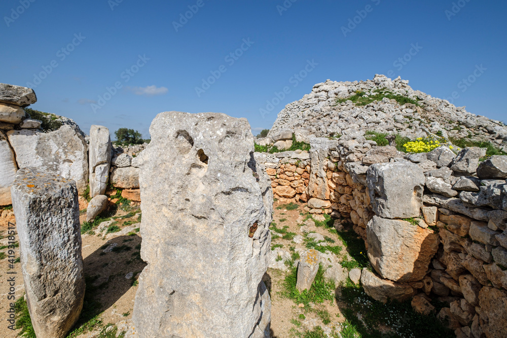 Torre d'en Galmés talayotic village, Alaior, Menorca, Balearic Islands, Spain
