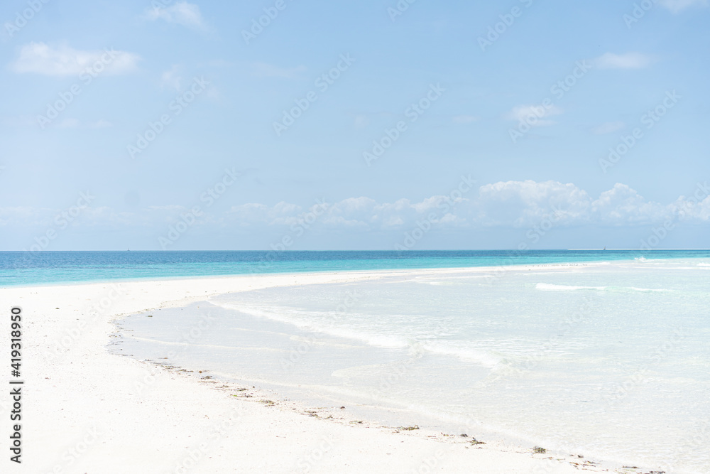 Beautiful tropical white sand beach and sea Beautiful tropical white sand beach and sea