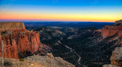 Sunset on Bryce Canyon, Bryce Canyon National Park, Utah © Stephen