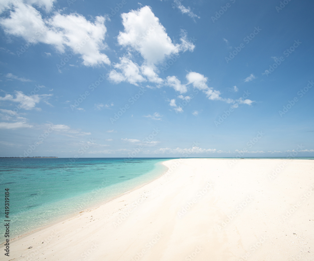 Beautiful tropical white sand beach and sea Beautiful tropical white sand beach and sea