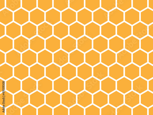 seamless pattern with honeycombs, abstract geometric background 