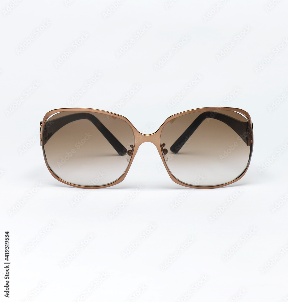 Trendy sunglasses isolated on white background, studio shoot. Trendy sunglasses isolated on white background, studio shoot.