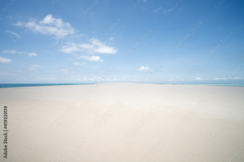 Beautiful tropical white sand beach and sea Beautiful tropical white sand beach and sea
