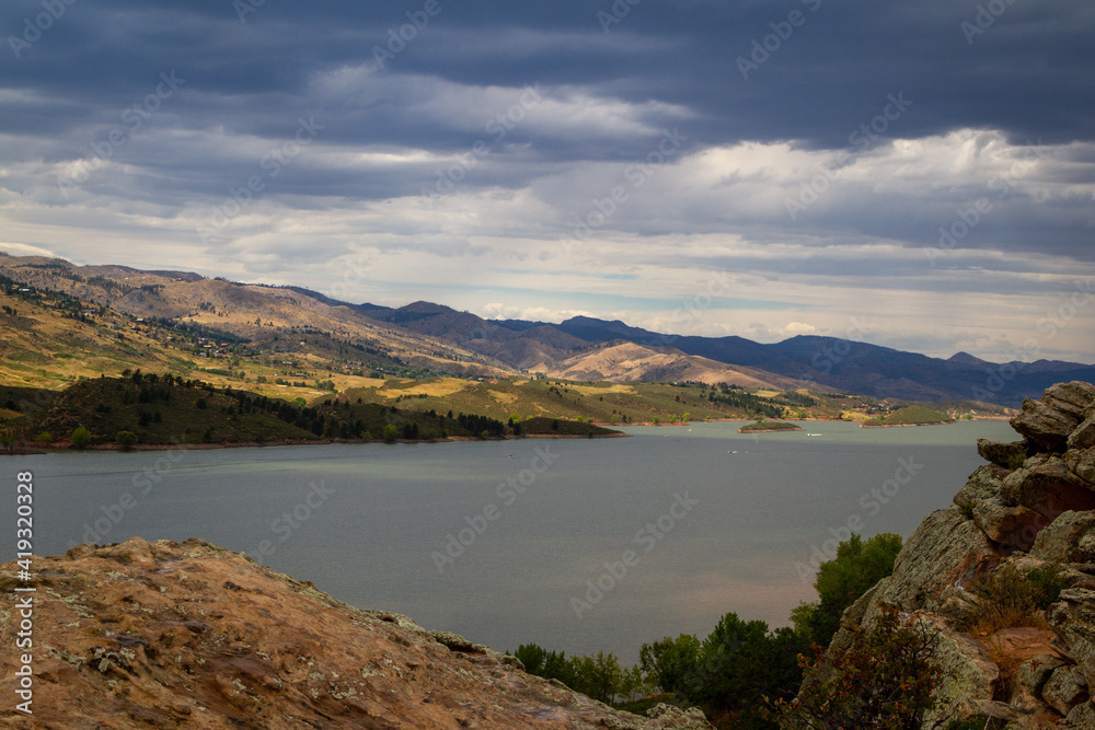 Obraz premium Horsetooth Reservoir_Fort Collin Colorado