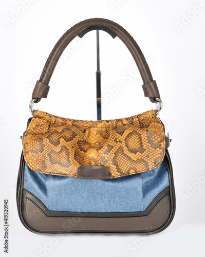 Fashionable and stylish walking handbag for woman.