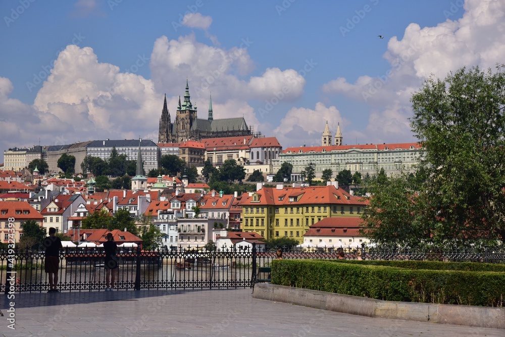 Picture of Prague Castle, Central Bohemia, Czech Republic in summertime.
