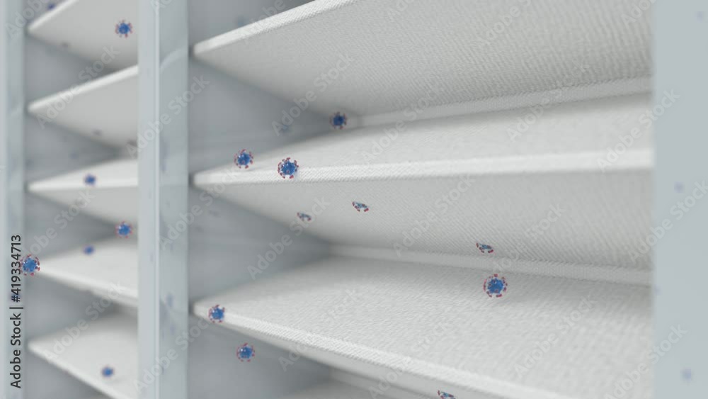 HEPA filter catching COVID19 virus