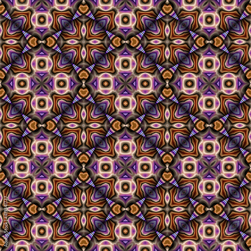 3d effect - abstract geometric pattern