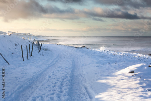 Snow road