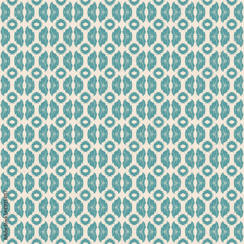 Retro geometric pattern in repeat. Fabric print. Seamless background, mosaic ornament, vintage style. Design for prints on fabrics, textile, covers, paper, wallpaper, interior, patchwork, wrapping.