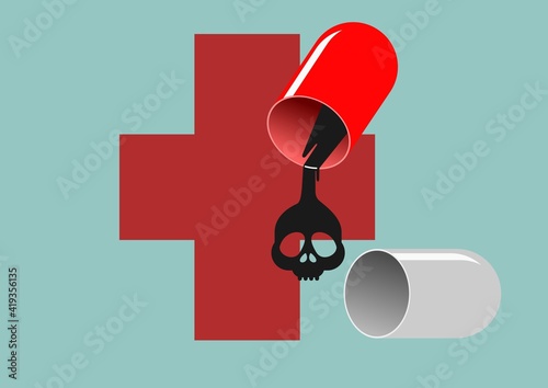 a small Capsule Shaped Pill