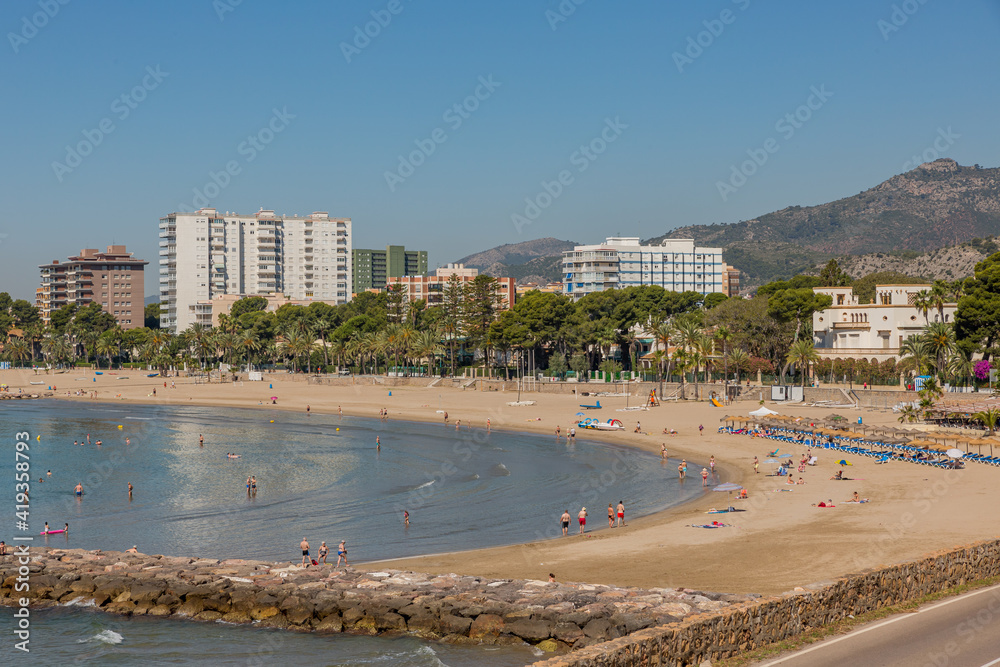 Benicassim beach, Costa Blanca, Spain