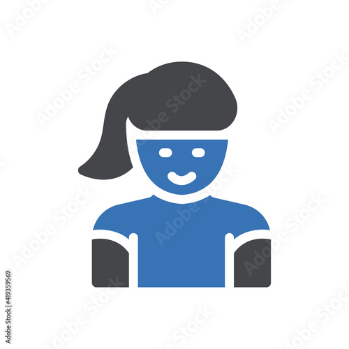 younger girl