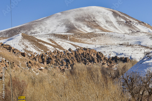 Rock houses in the village of Kandovan, Iran