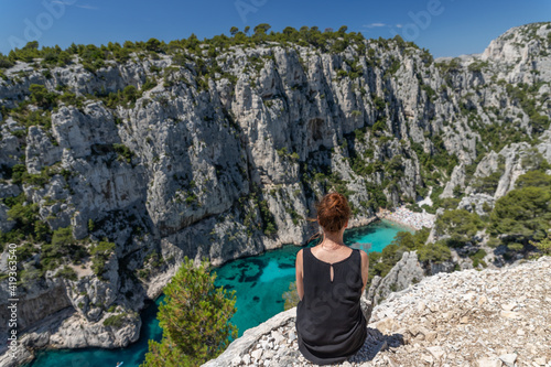Beautiful bay in the calanque, France, Europe