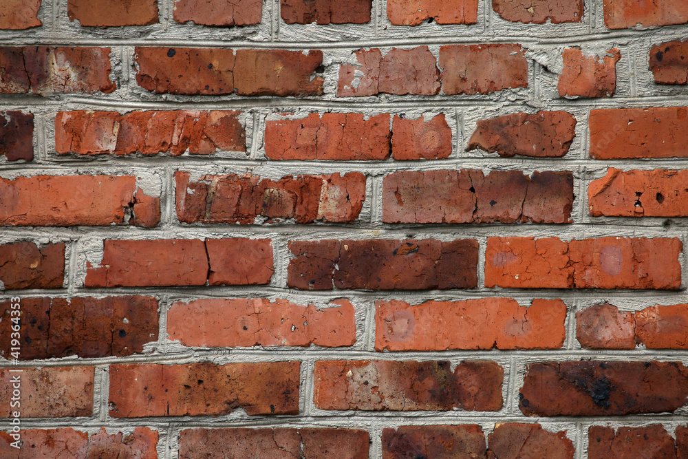 Brown brick wall background texture Brown brick wall background texture