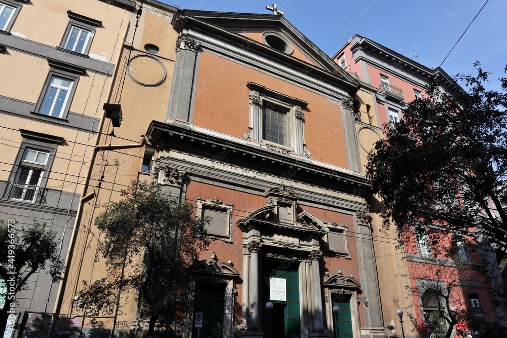 Napoli Chiesa di Santa Maria di Costantinopoli Stock Photo Adobe Stock