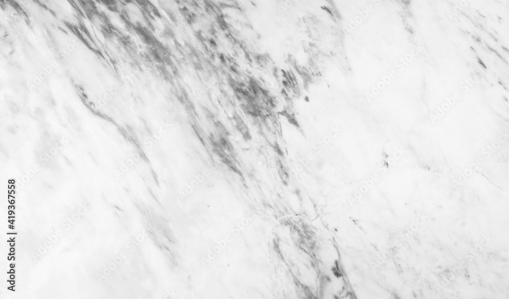 Obraz premium Marble texture abstract background coming from natural stone. White marble panel has a beautiful dark pattern that is empty.