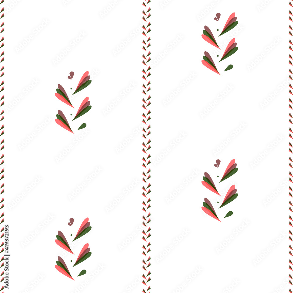 Obraz premium digital floral seamless pattern 