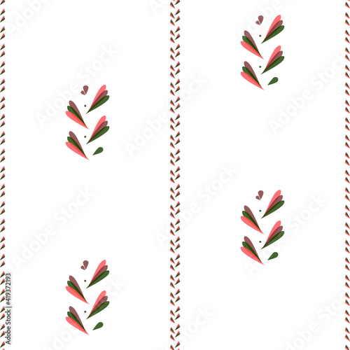 digital floral seamless pattern 