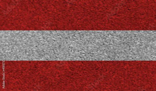 Grunge Austria flag. Austria flag with waving grunge texture.