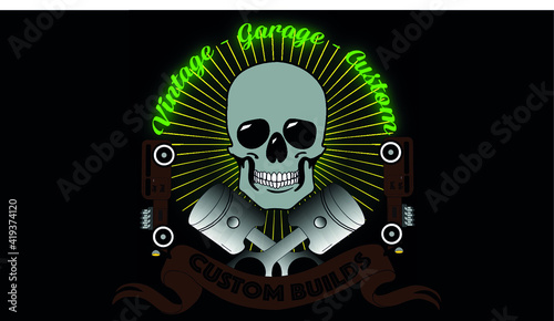 Visuel Vintage Garage Custom