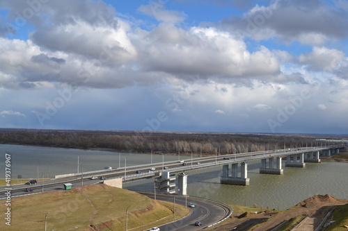 The bridge over the river