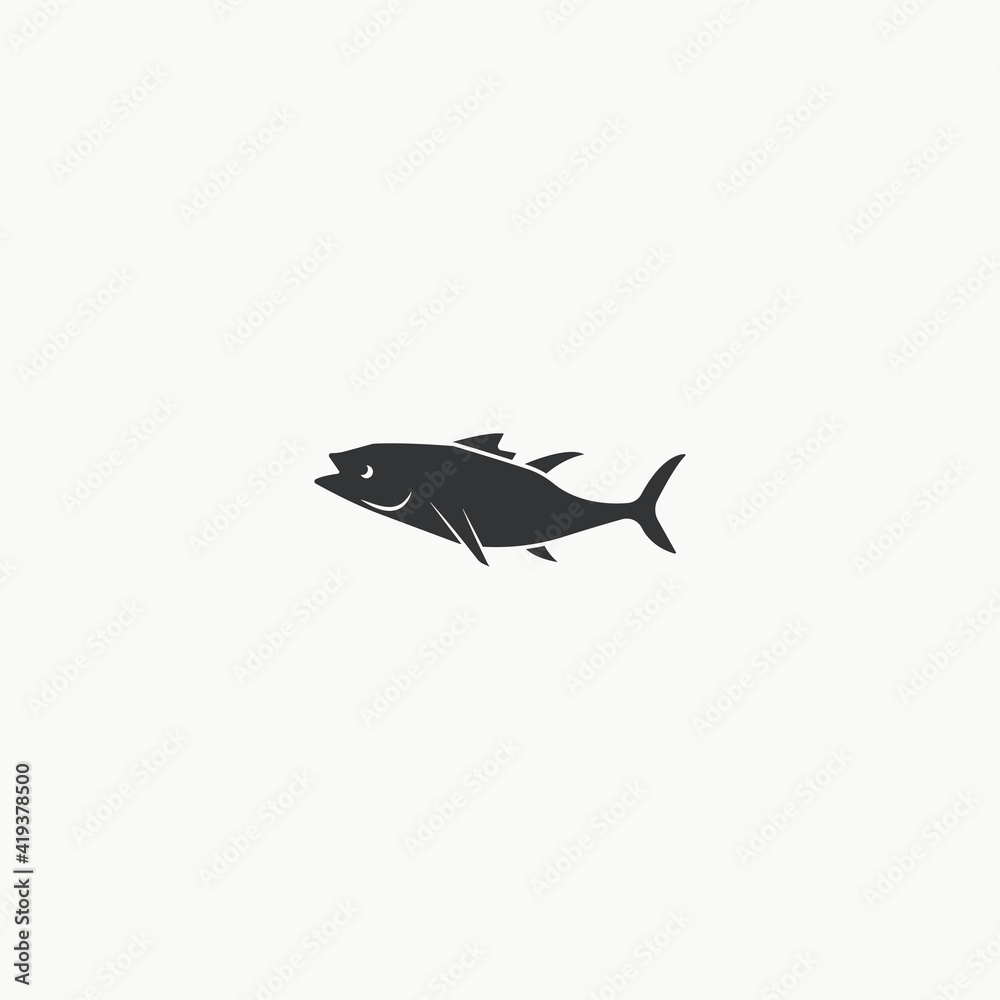 Obraz premium Fish icon graphic design vector illustration