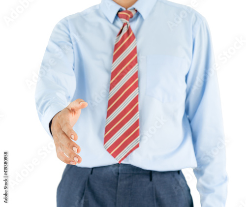 Man wear long sleeve shirt standing