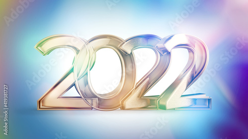 2022 golden bold letters sy...
