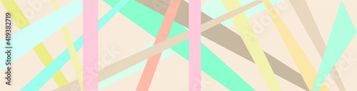 Pastel striped background, 70s retro style. Modern fabric design, cover or headband in soft light shades.