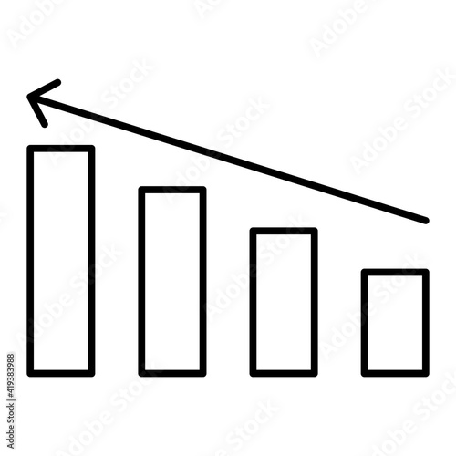 Vector Seo Performance Outline Icon Design