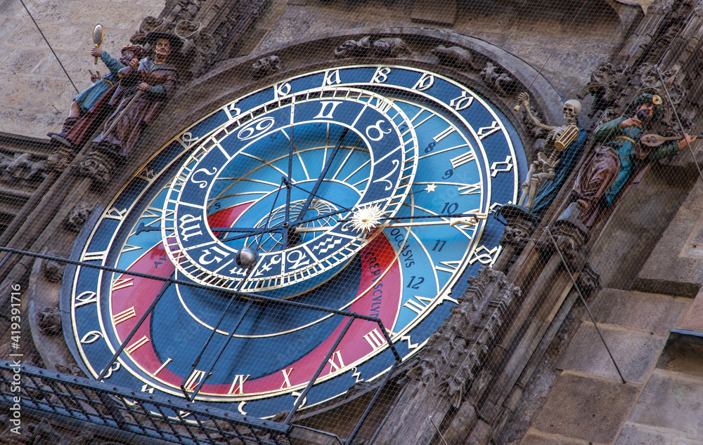 Obraz premium Astronomical clock / Old Town Square, Prague, Czech Republic