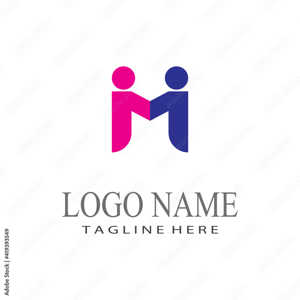 M Letter Logo Template vector illustration design M Letter Logo Template vector illustration design