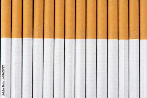 background from a number of cigarettes