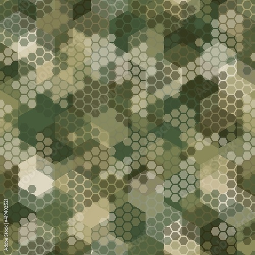 Texture military camouflage seamless pattern. Abstract army vector illustration