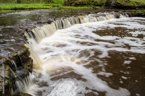 Riezupe waterfall  near Kuldiga  Latvia
