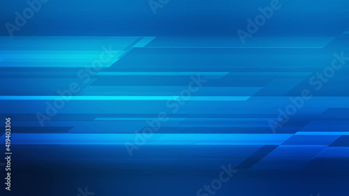 Bright blue abstract hi-tech geometric motion design. Seamless looping. Video animation Ultra HD 4K 3840x2160