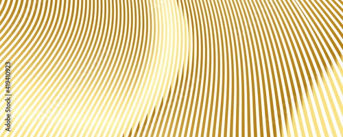 Simple gold wave line pattern background