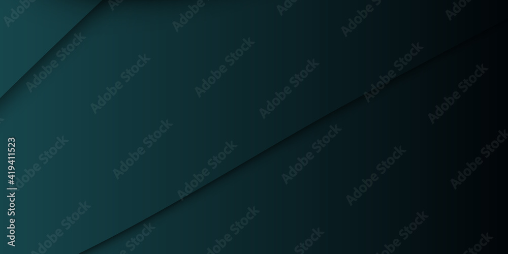 Dark green 3d abstract presentation background with stripes. Black and green abstract background with diagonal lines, vector illustration Dark green 3d abstract presentation background with stripes. Black and green abstract background with diagonal lines, vector illustration