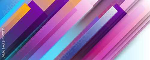 Colorful geometric shape abstract background