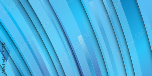 Abstract blue background with 3d wave
