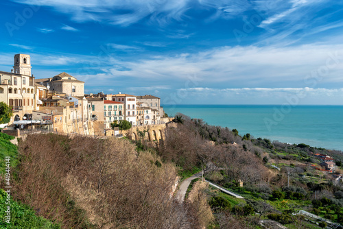 фотографія Vasto, district of Chieti, Abruzzo, Italy, view of the village