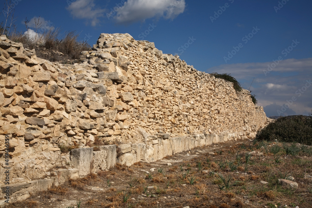 Ruins of ancient Amathus in Limassol. Cyprus