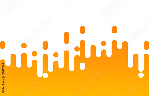 Abstract pattern yellow mustard Rounded Lines Halftone Transition. background with gradient, vertical rounded stripes. Vector Background Illustration.