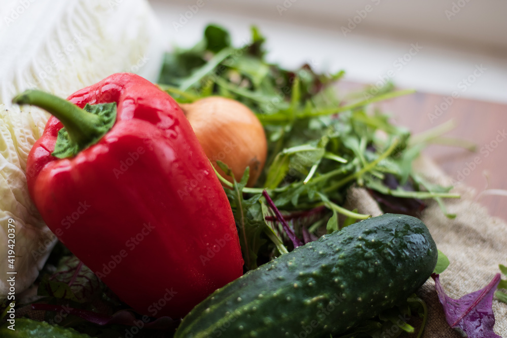 vegetables on a plate vegetables on a plate