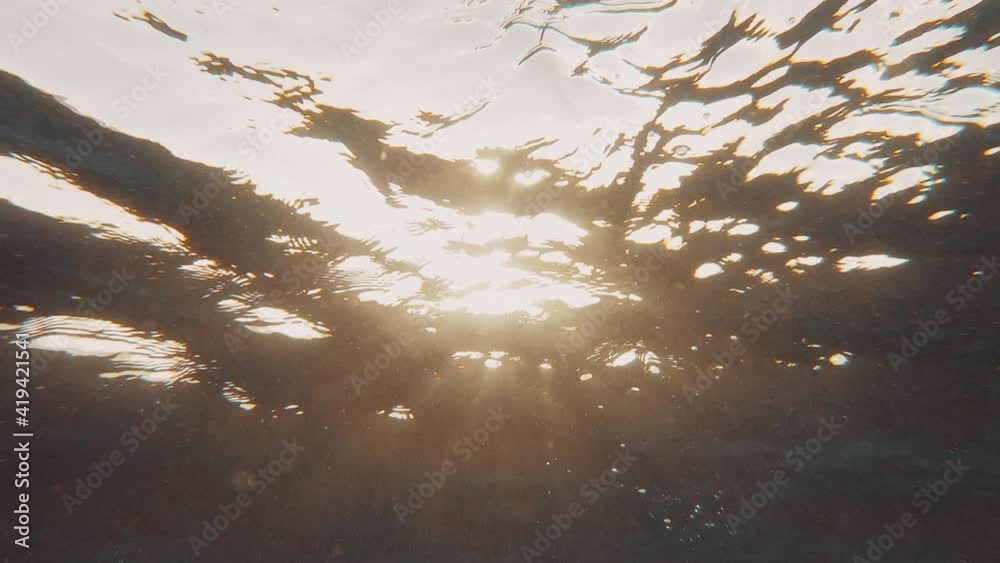 Close up of big wave passing and crashing in the sea or ocean of the beach. Paradise lifestyle concept. Underwater view outdoor.
Close up of big wave passing and crashing in the sea or ocean of the beach. Paradise lifestyle concept. Underwater view outdoor.
